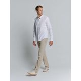 No Excess - Pants With Linen Garment Dyed - Licht Desert - Harembroeken