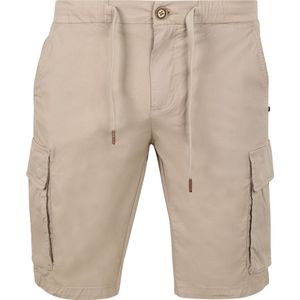 No Excess Korte Broek Stretch Cargo Licht Desert