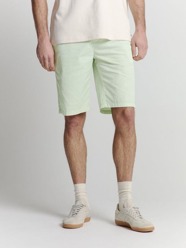 No Excess - Shorts - Katoenmix - Blauw - Regular Fit
