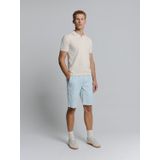 No Excess - Chino Garment Dyed - Korte Broek - Blauw - Katoen