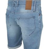 No Excess - Short Denim Stretch - Korte Broek - Blauw - Regular-fit