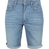 No Excess - Short Denim Stretch - Korte Broek - Blauw - Regular-fit