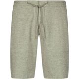 No Excess - Korte Broek - Dark Moss - 55% Linnen 45% Katoen