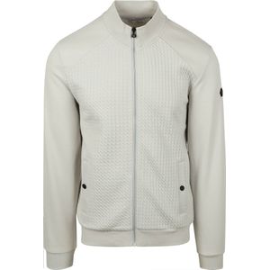 No Excess - Full-Zip Jacquard Sweater