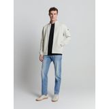 No Excess - Vest Zipper Jacquard - Grijs en Off-White - Regular-fit