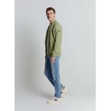 NO EXCESS Sweater »No Excess Jacquard sweatshirt mit Vollreißverschluss«