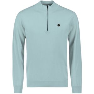 No Excess - Pullover Half Zip - Trui - Groen - Katoen