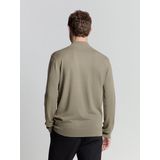 Sweater met halve ritssluiting