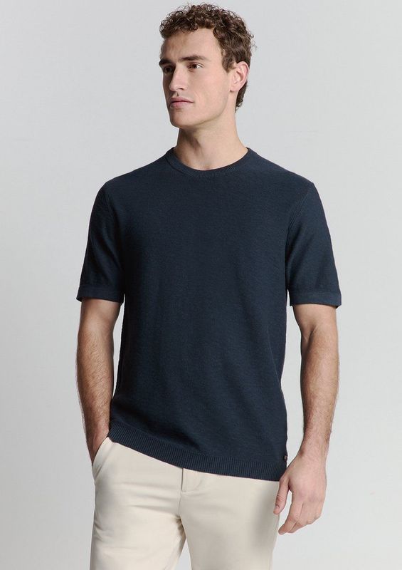 Gebreide Trui - Slub Knit - Korte Mouwen - Ademend Materiaal