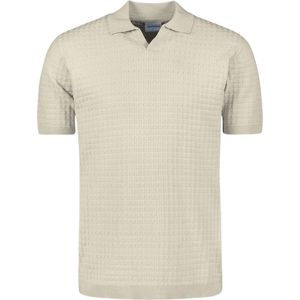 No Excess Pullover short sleeve polo v solid cement