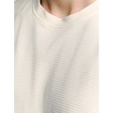 T-shirt - Katoen - Subtiele Breistekstuur