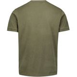 No Excess T-shirt Kaki - Regular Fit met Korte Mouwen