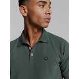No Excess Polo Grijsgroen - Korte Mouwen - Regular Fit