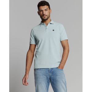 Shirt - Effen - Jersey - Polokraag - Normale Pasvorm - Kwartmouw