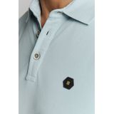 Shirt - Effen - Jersey - Polokraag - Normale Pasvorm - Kwartmouw