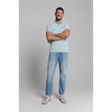 Shirt - Effen - Jersey - Polokraag - Normale Pasvorm - Kwartmouw