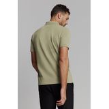 Shirt - Effen - Jersey - Polokraag - Kwartmouw