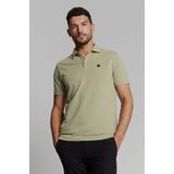 Shirt - Effen - Jersey - Polokraag - Kwartmouw