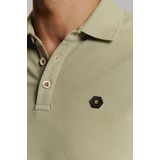 Shirt - Effen - Jersey - Polokraag - Kwartmouw