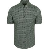 No Excess - Short Sleeve Jersey - Overhemd - Mosgroen - Casual