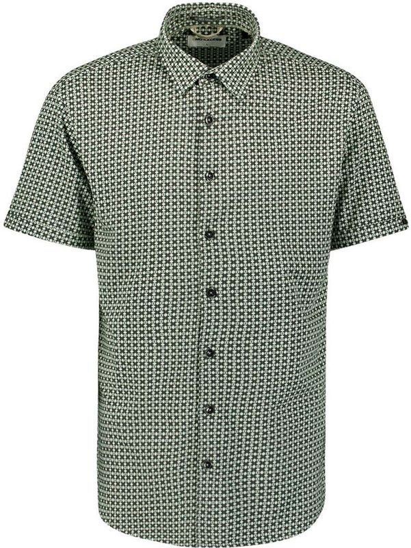 No Excess - Short Sleeve Jersey - Overhemd - Mosgroen - Casual