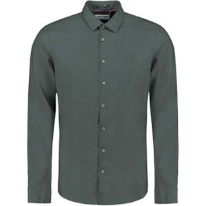 No Excess - Shirt - Donkerstaal - Linnen