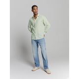 No Excess - Overhemd - Groen - Gestreept - Lange Mouwen