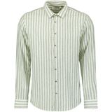 No Excess - Overhemd - Groen - Gestreept - Lange Mouwen