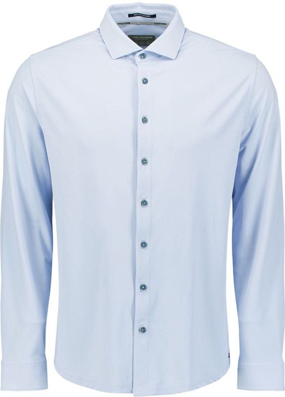 Jersey - Travelshirt - Blauw - Stretchmateriaal