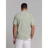 No Excess - Casual Overhemd - Lichtgroen - Korte Mouwen - Regular Pasvorm