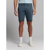 Chino - Short - Katoen - Blauw - Stretch Twill