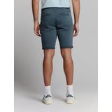 Chino - Short - Katoen - Blauw - Stretch Twill