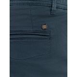 Chino - Short - Katoen - Blauw - Stretch Twill
