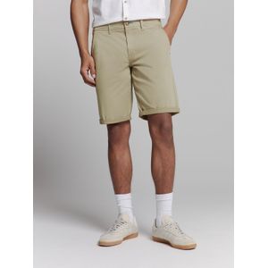 No Excess - Short Chino - Garment Dyed - Twill - Licht Army