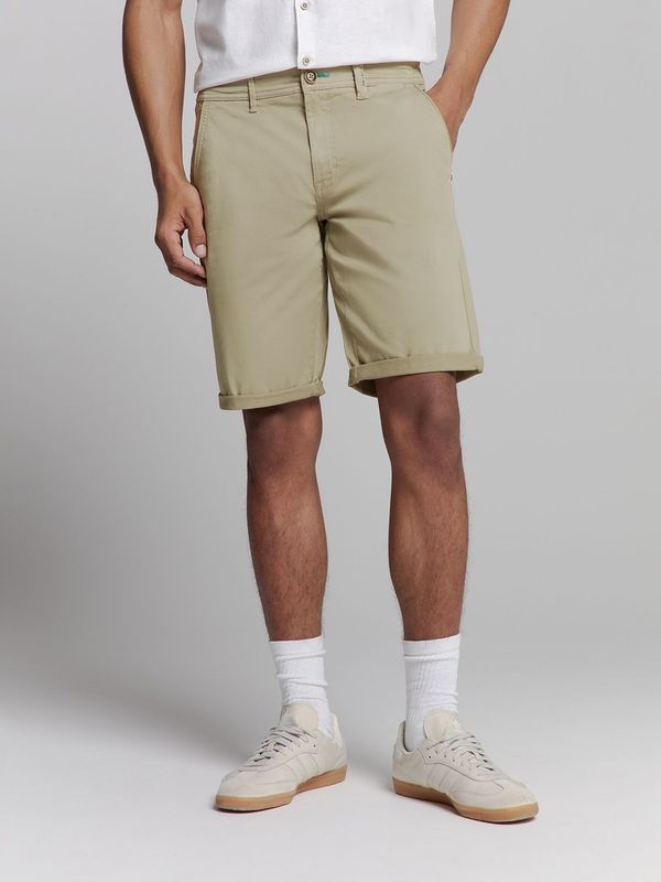 No Excess - Short Chino - Garment Dyed - Twill - Licht Army