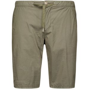 No Excess - Korte Broek - Kaki - Regular Fit - Knielengte