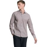 No Excess - Shirt - Stretch Allover Printed - Mauve