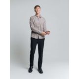 No Excess - Shirt - Stretch Allover Printed - Mauve