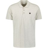 Polo - Melange T-shirt - Blauw - Katoen