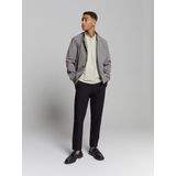 Polo - Melange T-shirt - Blauw - Katoen