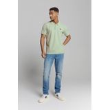 Poloshirt - Melange - Ademend - Met Borduurlogo
