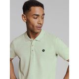Poloshirt - Melange - Ademend - Met Borduurlogo