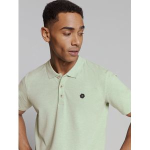 Poloshirt - Melange - Ademend - Met Borduurlogo