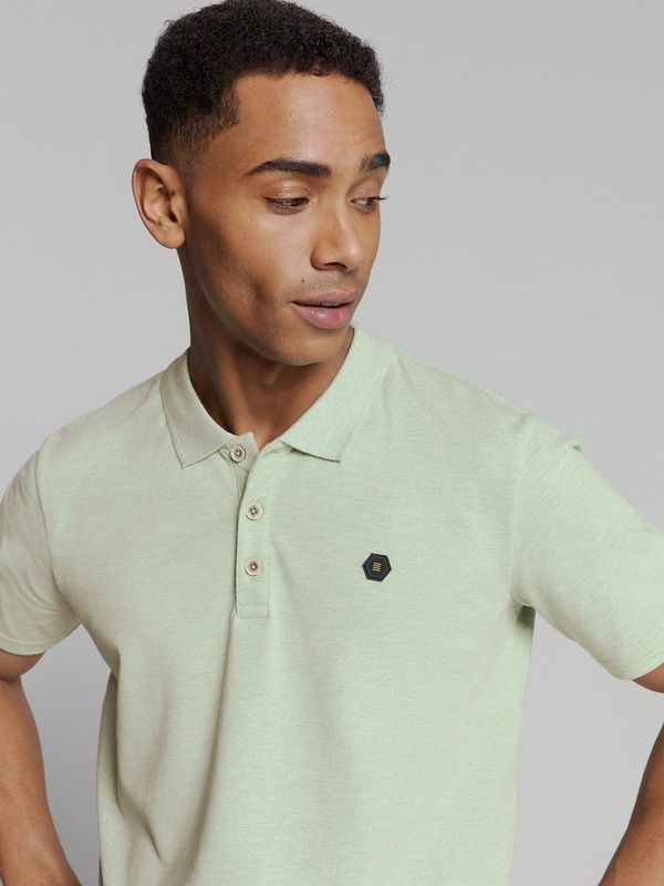 Poloshirt - Melange - Ademend - Met Borduurlogo