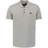 Poloshirt - Melange - Ademend - Met Geborduurd Logo