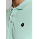 Shirt - Effen - Gerecycled Materiaal - Polokraag - Normale Pasvorm - Halve Mouw