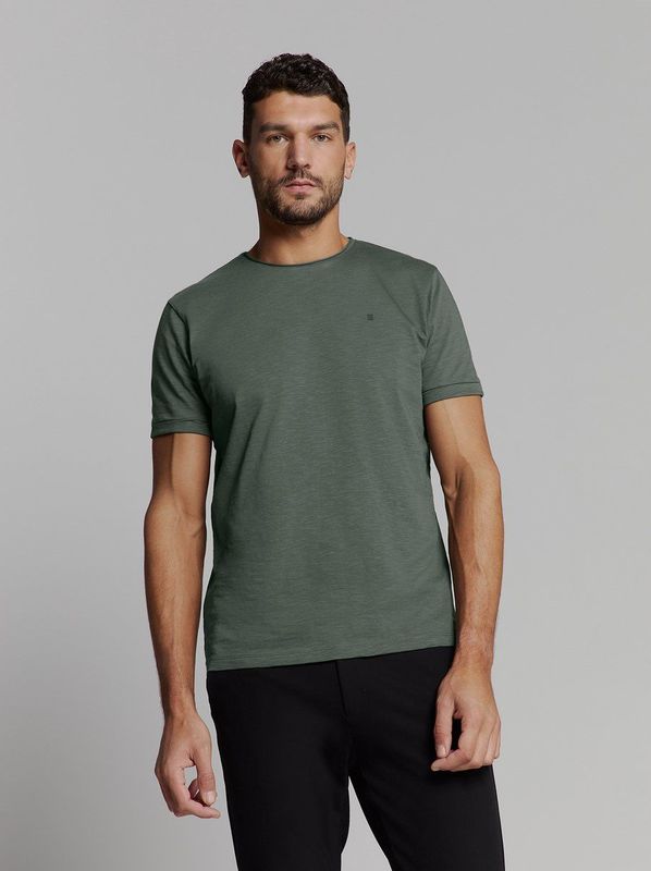 No Excess - Timeless Basics - T-Shirt - Slub-Stof - Ronde Hals - Zwart