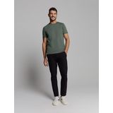 No Excess - Timeless Basics - T-Shirt - Slub-Stof - Ronde Hals - Zwart