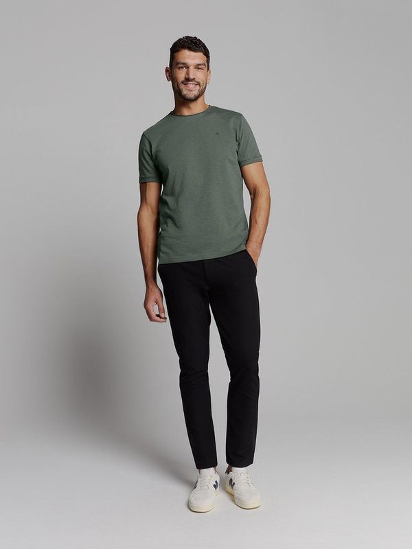 No Excess - Timeless Basics - T-Shirt - Slub-Stof - Ronde Hals - Zwart