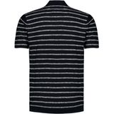 Poloshirt - Korte Mouwen - V-hals - Streepdessin
